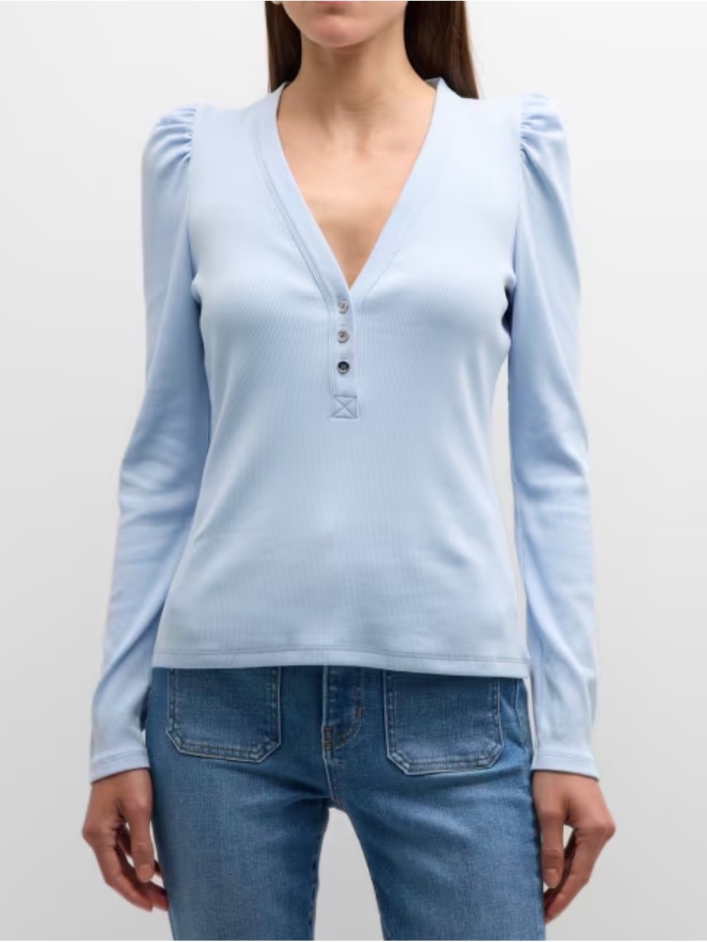 Veronica beard dekalb shirt blue size M